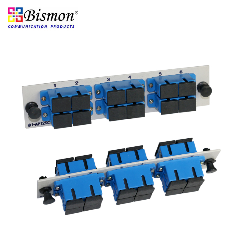 12 SC snap-in adaptor plate-unload